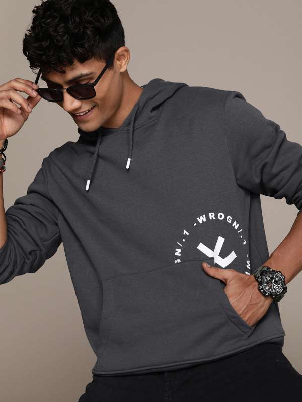 Wrogn hotsell sweatshirt myntra