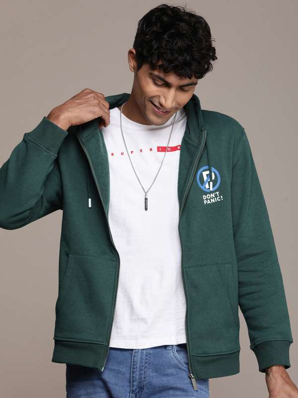 Mens fitted sweatshirt hotsell
