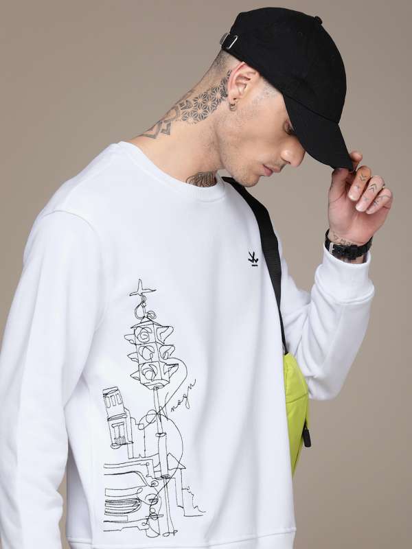Wrogn hotsell sweatshirt myntra