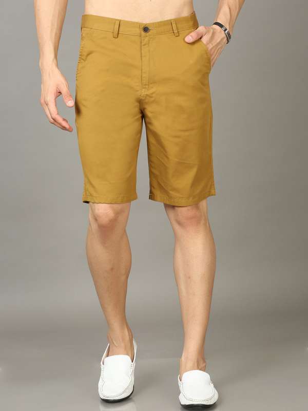 Mustard Men Shorts Buy Mustard Men Shorts online in India