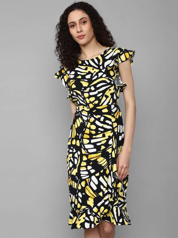 Allen solly dresses sales myntra