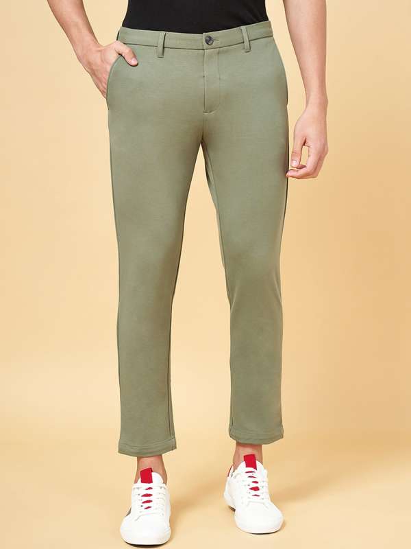 Alto Moda By Pantaloons Mens Formal Wear Trousers  205000004725475Khaki7XL  Amazonin Fashion