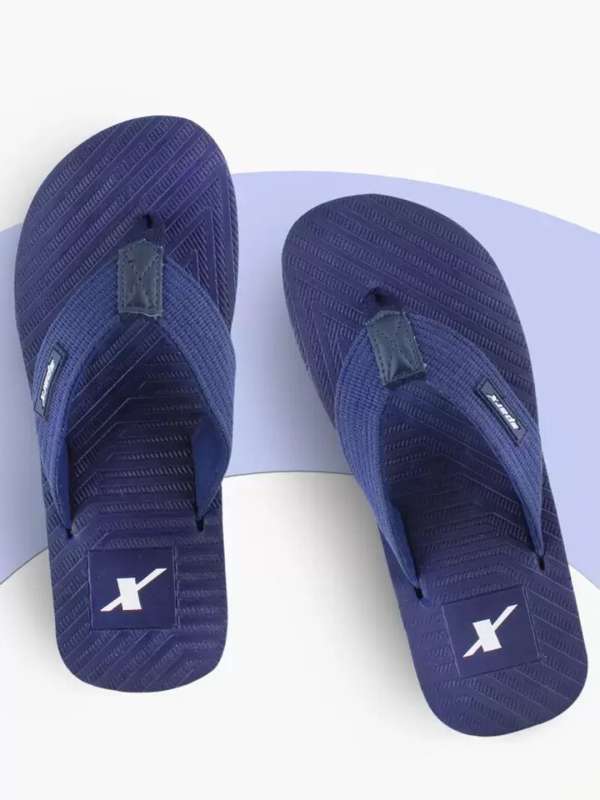 Sparx slippers hotsell blue