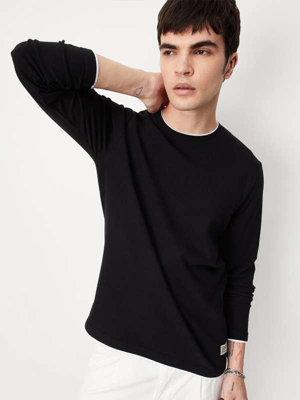 Full Sleeves T Shirts Buy Full Sleeve Tshirt For Men Myntra
