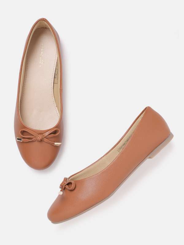 Van Heusen Tan Ballerina Shoes Buy Van Heusen Tan Ballerina