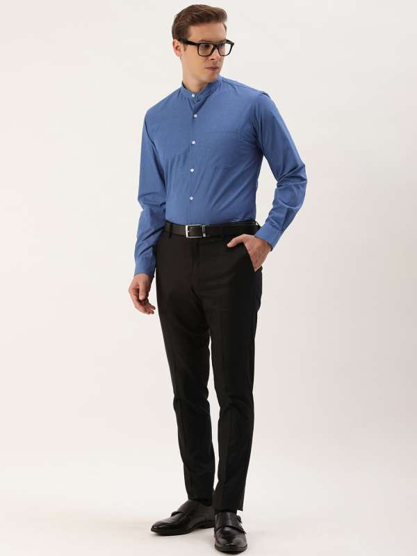 Buy Peter England Men's Slim Fit Shirt (PESFWSLPA20143_Medium Blue 39) at  Amazon.in