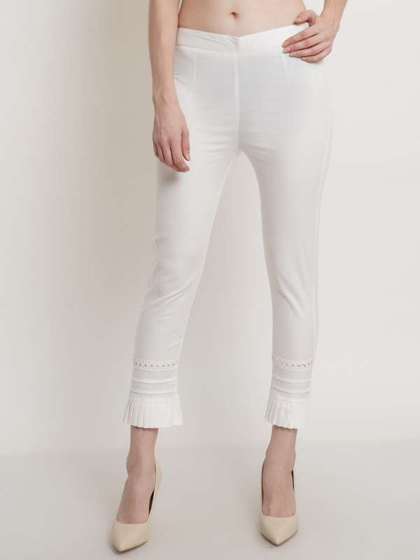 City Fashion Regular Fit Women White Trousers  Buy City Fashion Regular  Fit Women White Trousers Online at Best Prices in India  Flipkartcom