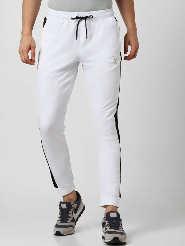 All white track pants hot sale