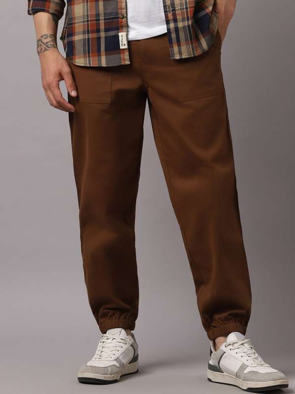 Buy Van Heusen Brown Trousers Online  791579  Van Heusen