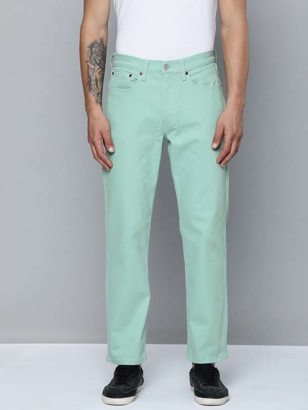 Mens colored levi jeans clearance