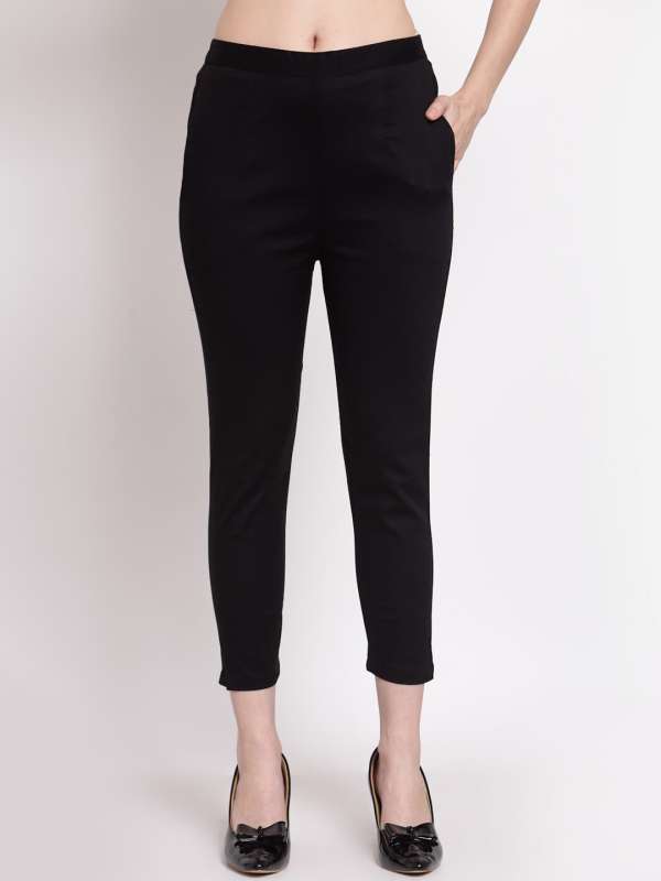 Charcoal Grey Peach Skin Low Rise Tailored Trousers  PrettyLittleThing