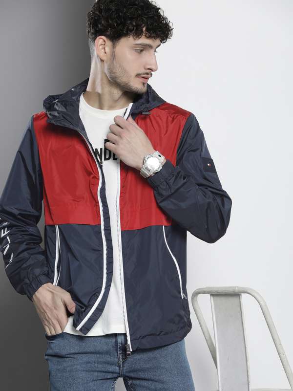 Tommy hilfiger hooded canvas bomber jacket store