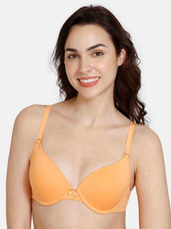 Buy Zivame Orange Half Coverage T-Shirt Bra for Women's Online