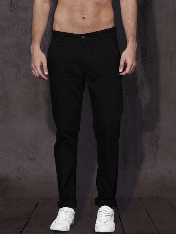 Skinny Chino Pants  Black  Explorer Authentic
