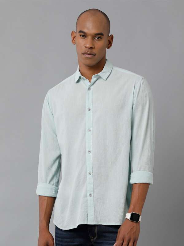 Light sea sales green shirt