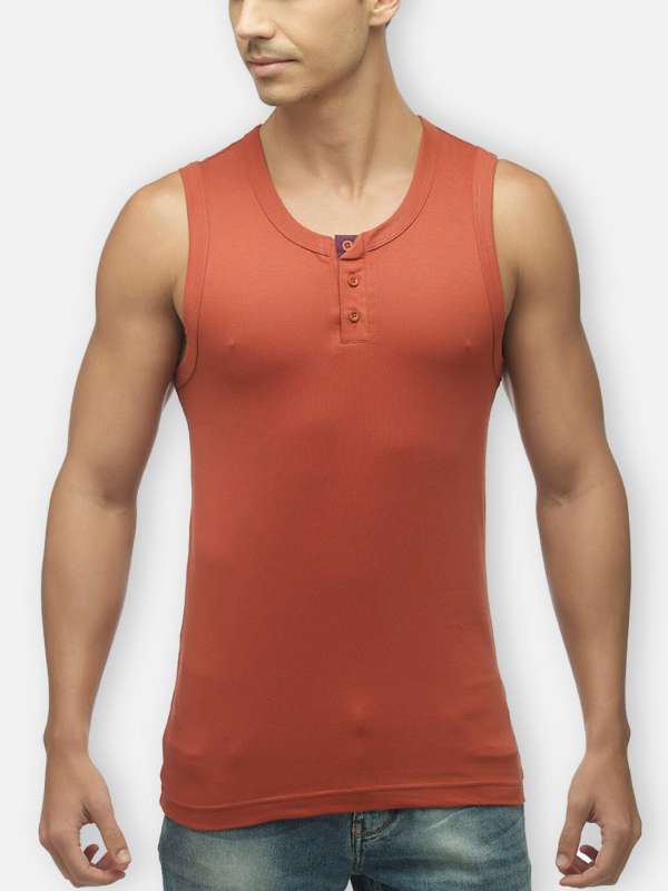Orange Men Innerwear Vests Buy Orange Men Innerwear Vests online