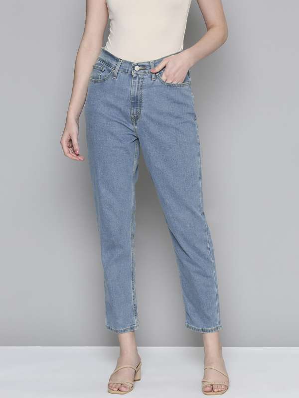 Tapered online jeans women's