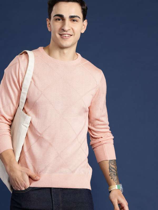 Peach sweater clearance mens