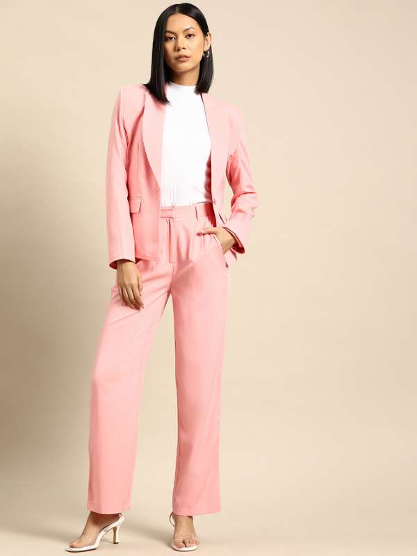 Blue classic twopiece trouser suit for office Buy in Moscow on the Online  Shop CAPPONI COLLECTION