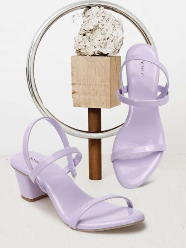Lavender hotsell chunky heels