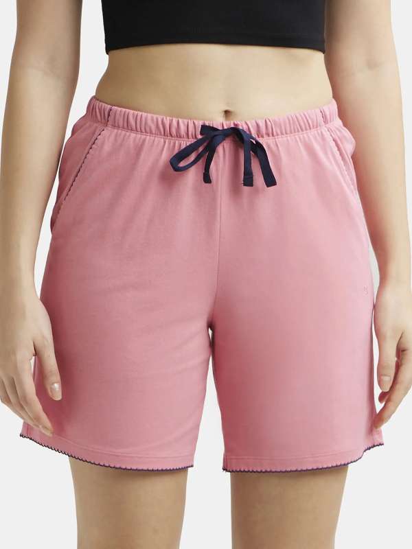 Bermuda length sleep shorts store