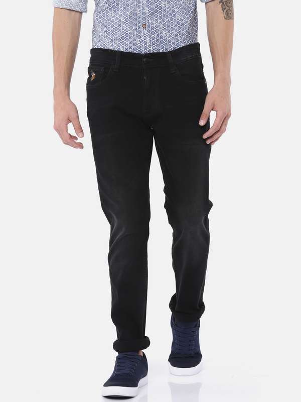 john player black jeans