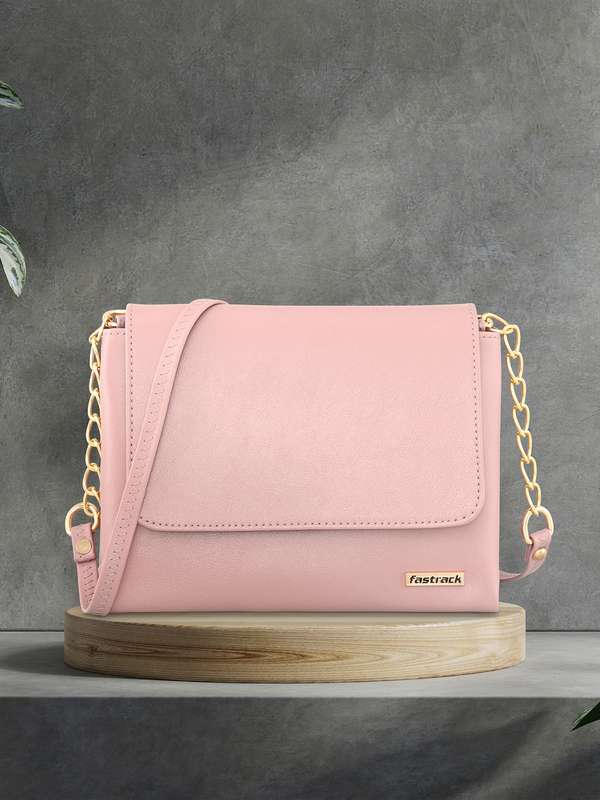 Fastrack pink sling bag Outlet