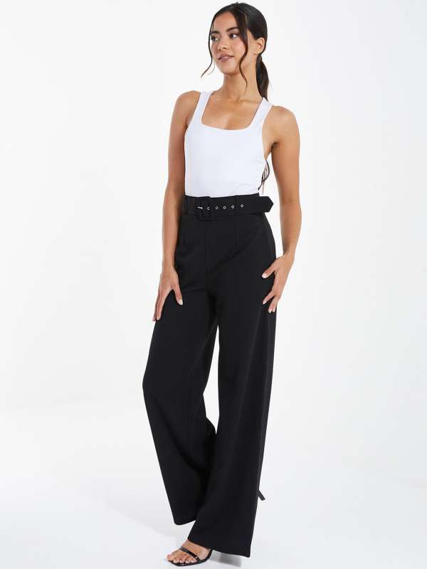 Quiz wide leg trousers hot sale