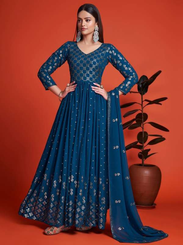 Ethnic yard gown best sale