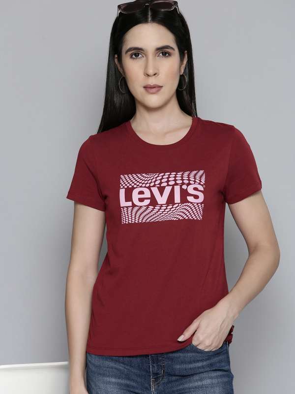 Levis Maroon Tshirts Buy Levis Maroon Tshirts online in India