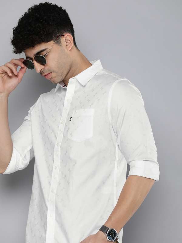 Levis white blouse sales