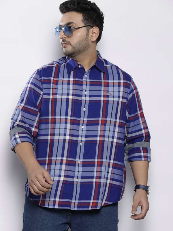 Tommy hilfiger cheap green check shirt