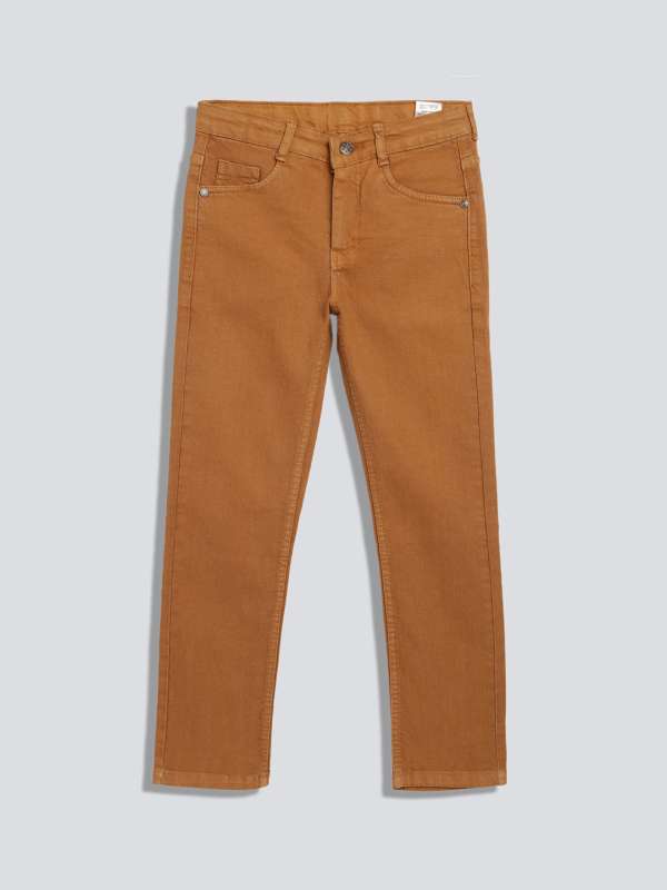 Slim Fit Khaki Jeans Buy Slim Fit Khaki Jeans online in India