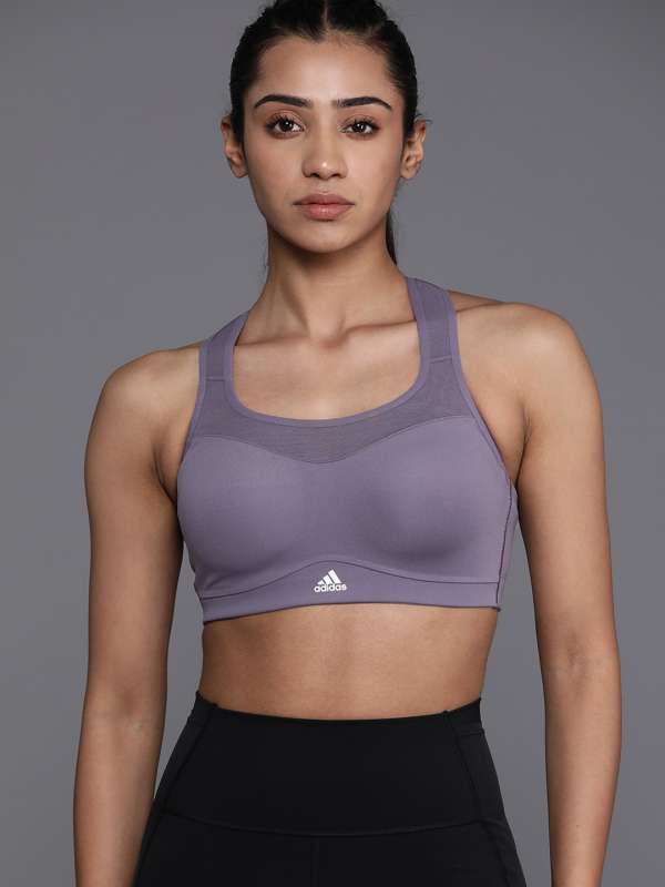 adidas Training Plus Aeroknit seamless light support sports bra in