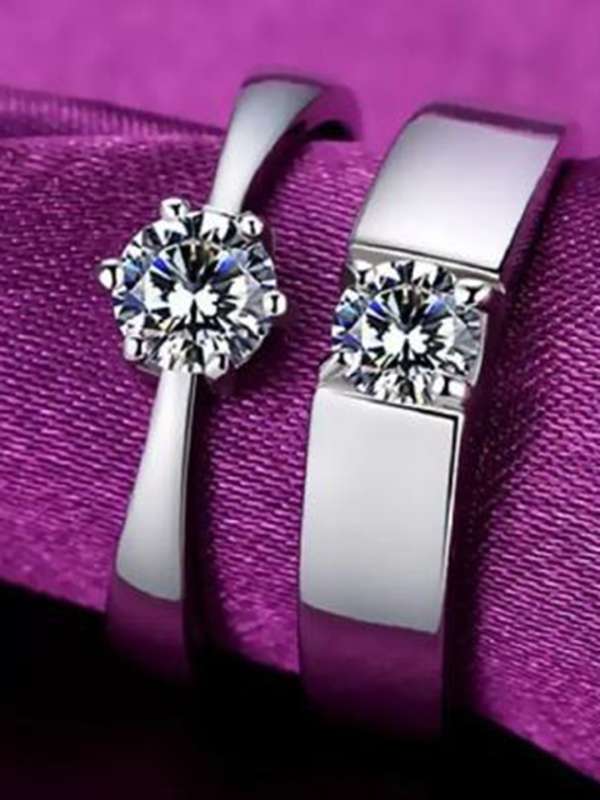 Tanishq diamond online rings for couple