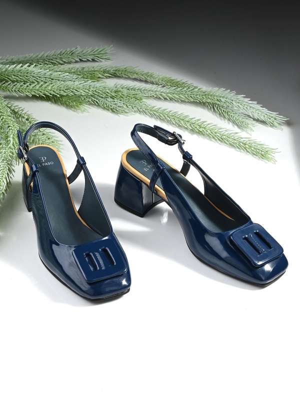 Navy Blue Heels Buy Navy Blue Heels online in India