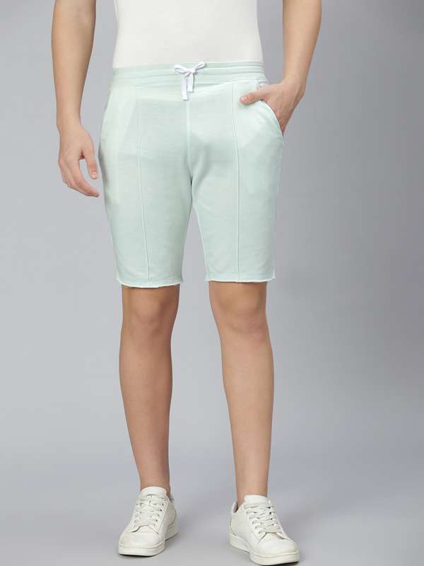 Men Sea Green Shorts Buy Men Sea Green Shorts online in India