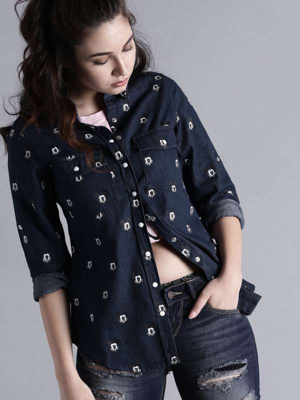 womens denim shirt online india