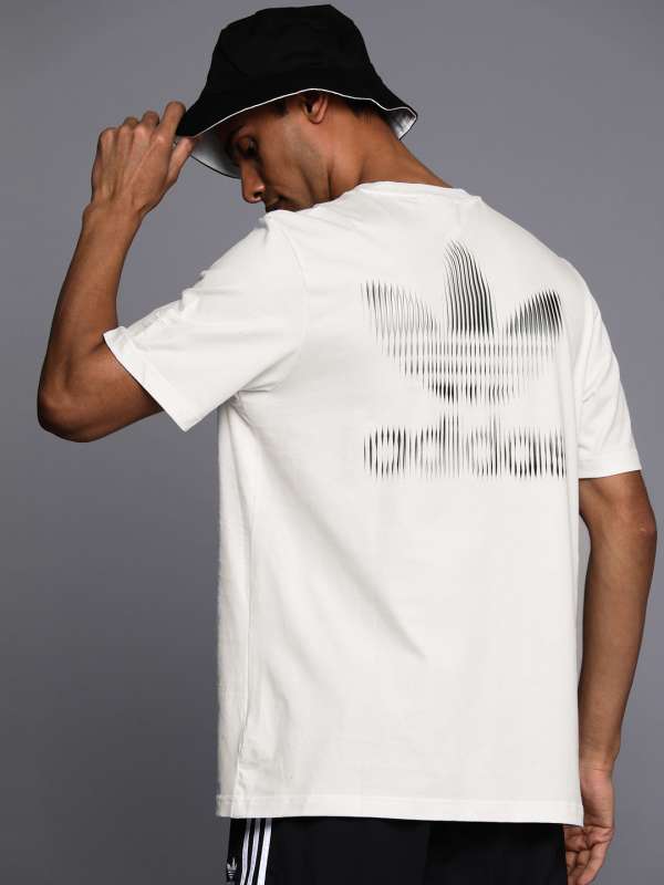 ADIDAS Printed Men Round Neck White T-Shirt - Buy ADIDAS Printed Men Round  Neck White T-Shirt Online at Best Prices in India