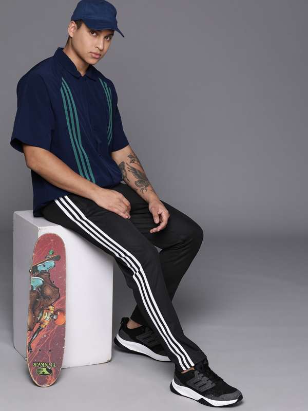 Adidas Originals Black Solid Beckenbauer Track Pants 8783717.htm