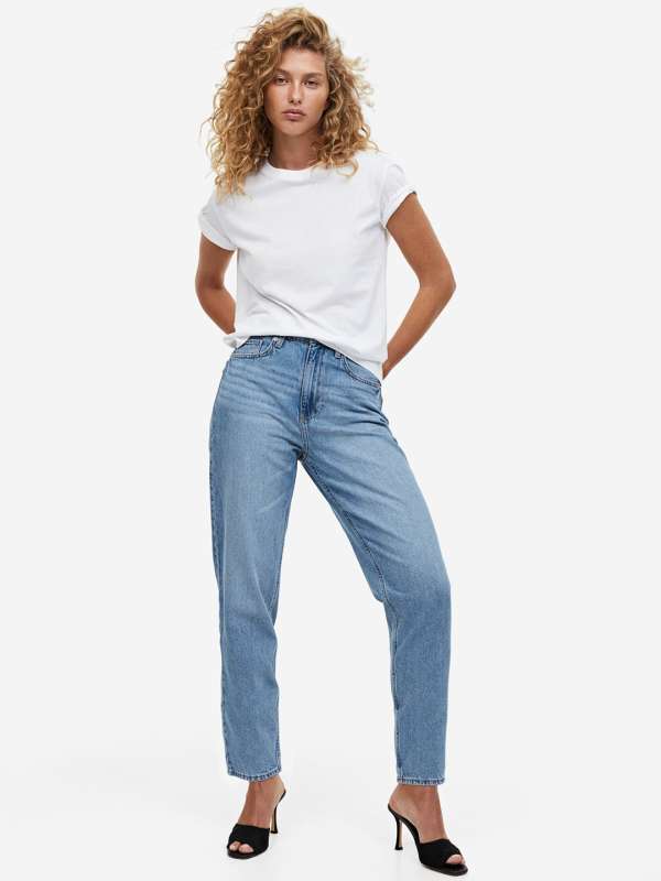 H&M+ Flared Ultra High Jeans - Denim blue - Ladies