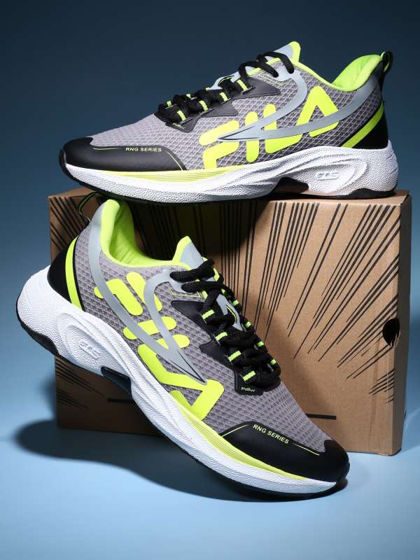 Fila grey running shoes top