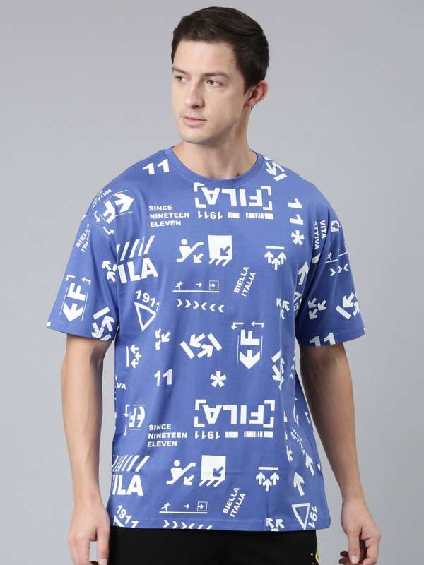 Fila t shirt myntra best sale