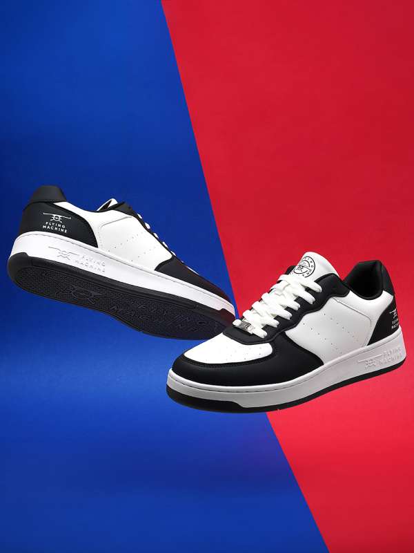 Flying machine white sneakers discount