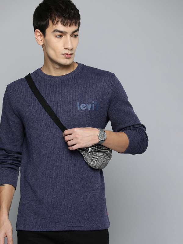 Mens levi long sleeve t online shirts