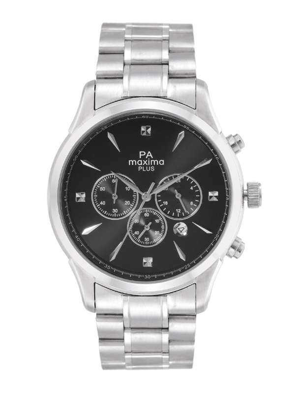 Maxima Black Chronograph Watch Buy Maxima Black Chronograph Watch online in India