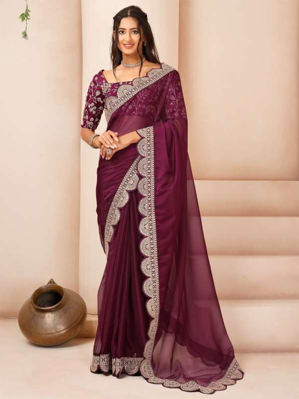 Buy organza saree online store