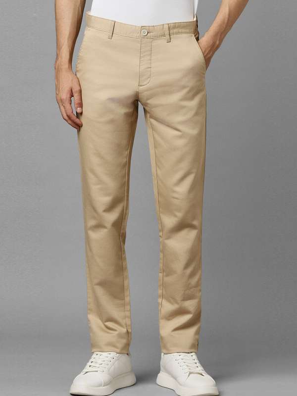 Buy Khaki Trousers  Pants for Men by VAN HEUSEN Online  Ajiocom