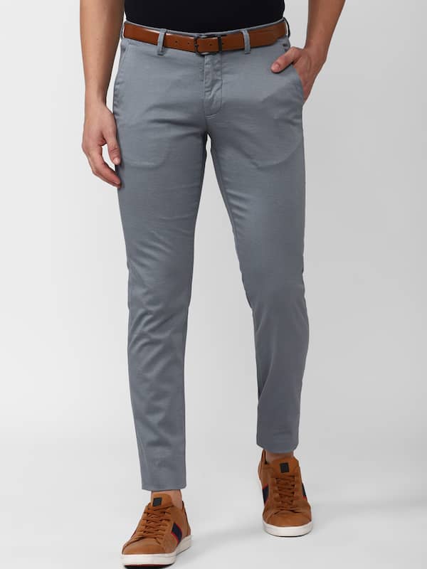Buy Van Heusen Mens Formal Trousers VHTF516M02701Grey30 at Amazonin