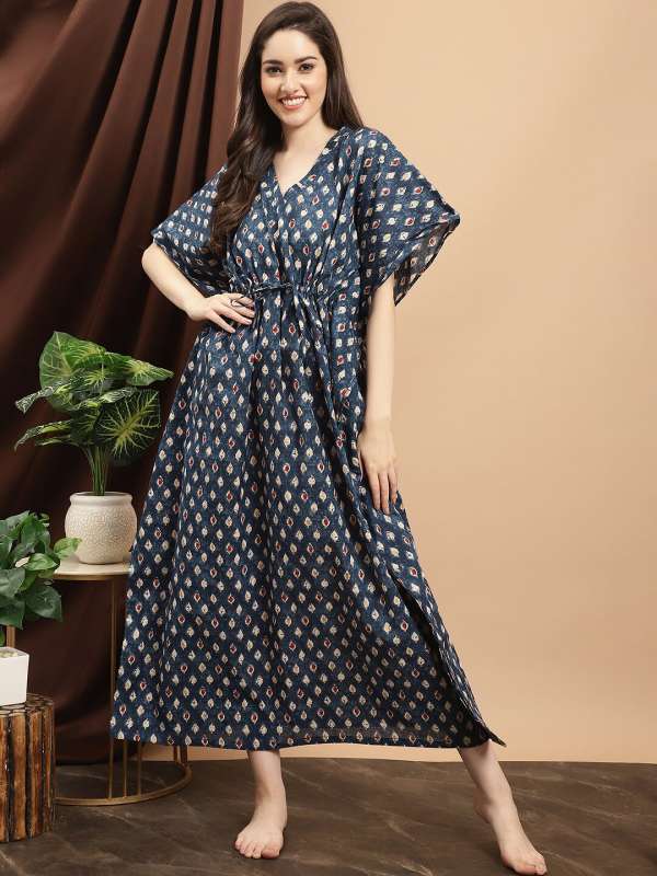 Kaftan discount nighty myntra